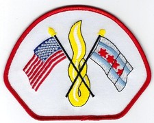 ILLINOIS - City of Chicago Uniform Cross Flags Patch