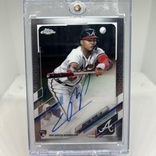 2021 Topps Chrome Rookie Auto Cristian Pache #RA-CP Rookie Auto RC