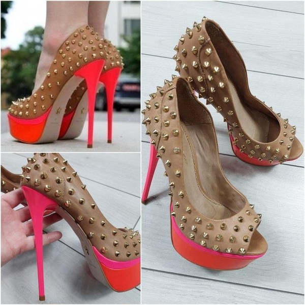 Women Kurt Geiger Heels Red Leather 38