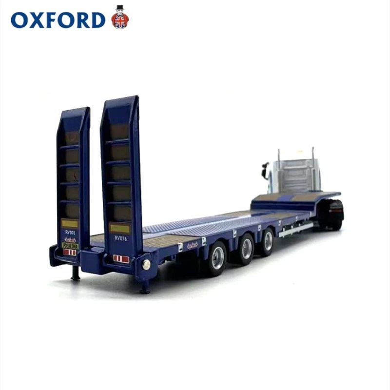 Scania Loader Truck & Trailer 1:76 Blue Alloy Model Car Diecast Collectible - Image 3 of 4