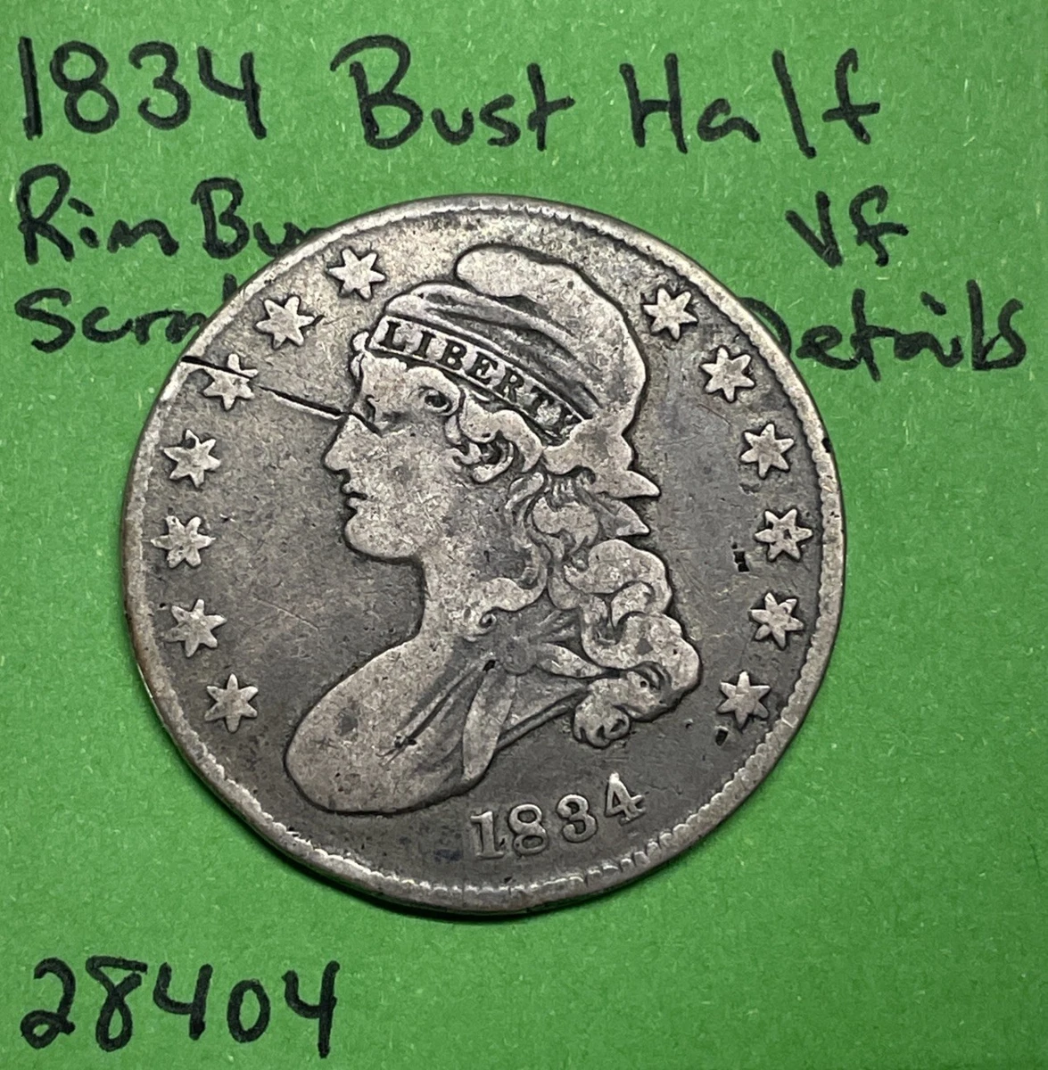 US Early Half Dollar Coins 1834 for sale | eBay