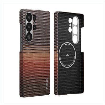 Handyhülle Galaxy S25 Ultra Aramid ultradünn magnetisch Schutz Sonnenuntergang