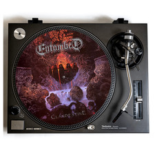ENTOMBED Turntable Slipmat for Vinyl Records 12" DJ Slip Mat death metal