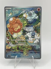 Pokémon TCG Castform Sunny Form Illustration Surging Sparks 195/191