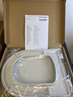 Duravit 0020290000 ME by Starck Elongated Toilet SeatQuick Release - White