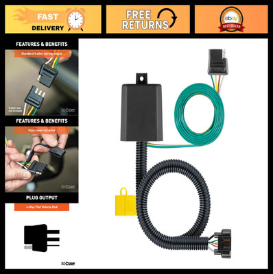 Custom 4-Way Flat Socket Wiring Connector - 2-Wire System for Easy Installation