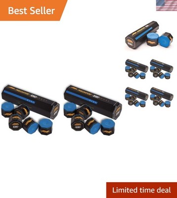Hydrid Ink Ambidextrous Cue Chalk 2 Pack - Longer Life & Better Coverage