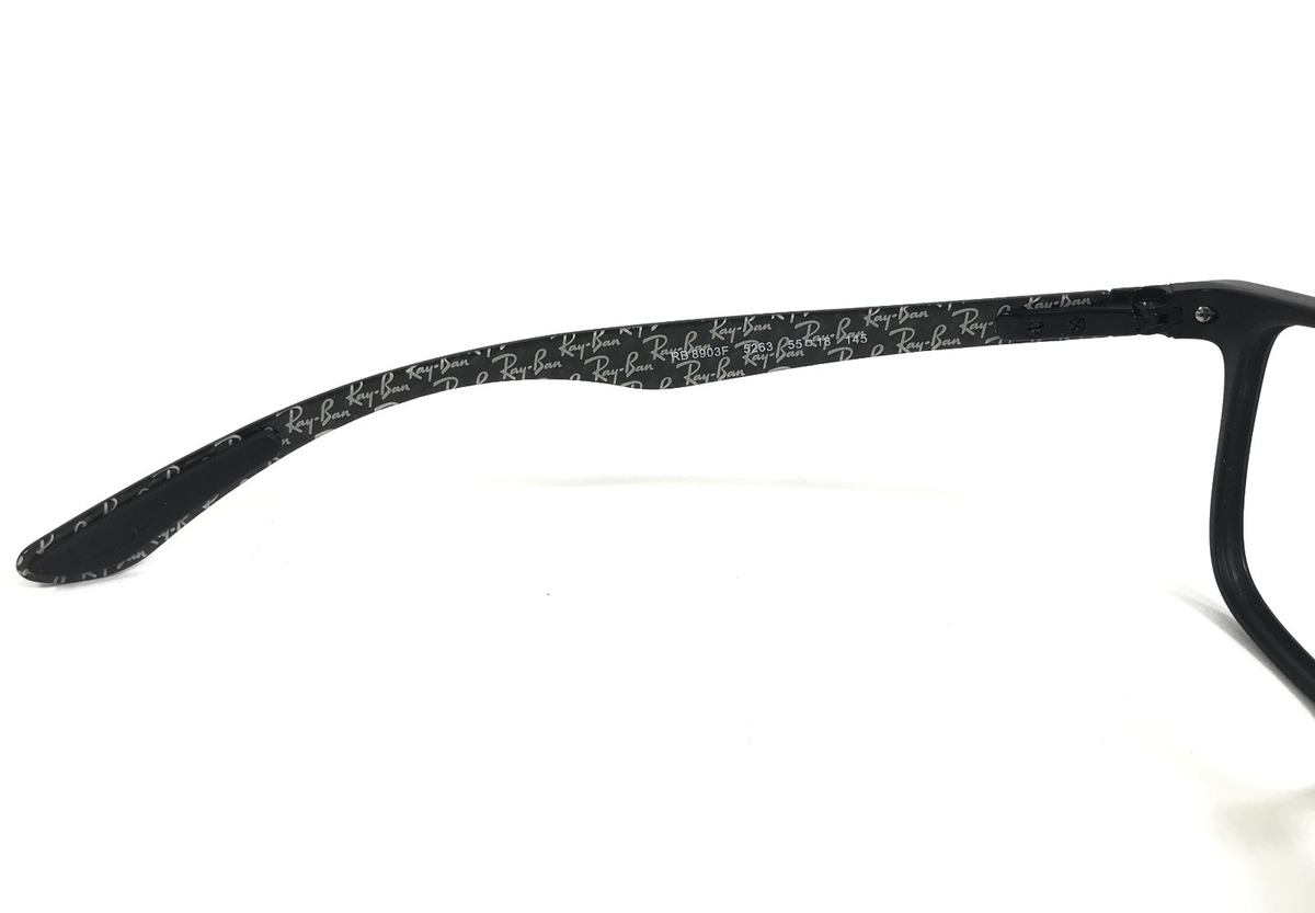 Ray-Ban Eyeglasses Frames RB8903F 5263 Matte Black Square Asian