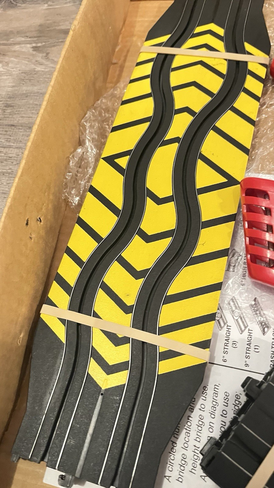 Slot Car Set Life like Daytona Speedway EXCELLENT Condition Extra Long