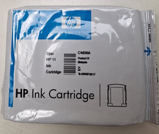 Genuine HP 11 Cyan C4836A Ink Cartridge New Sealed