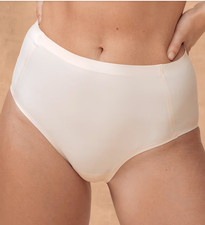 Truekind by Shapemint Seamless Stretch Mid-Waist Brief, Beige, Fits 16-24, New