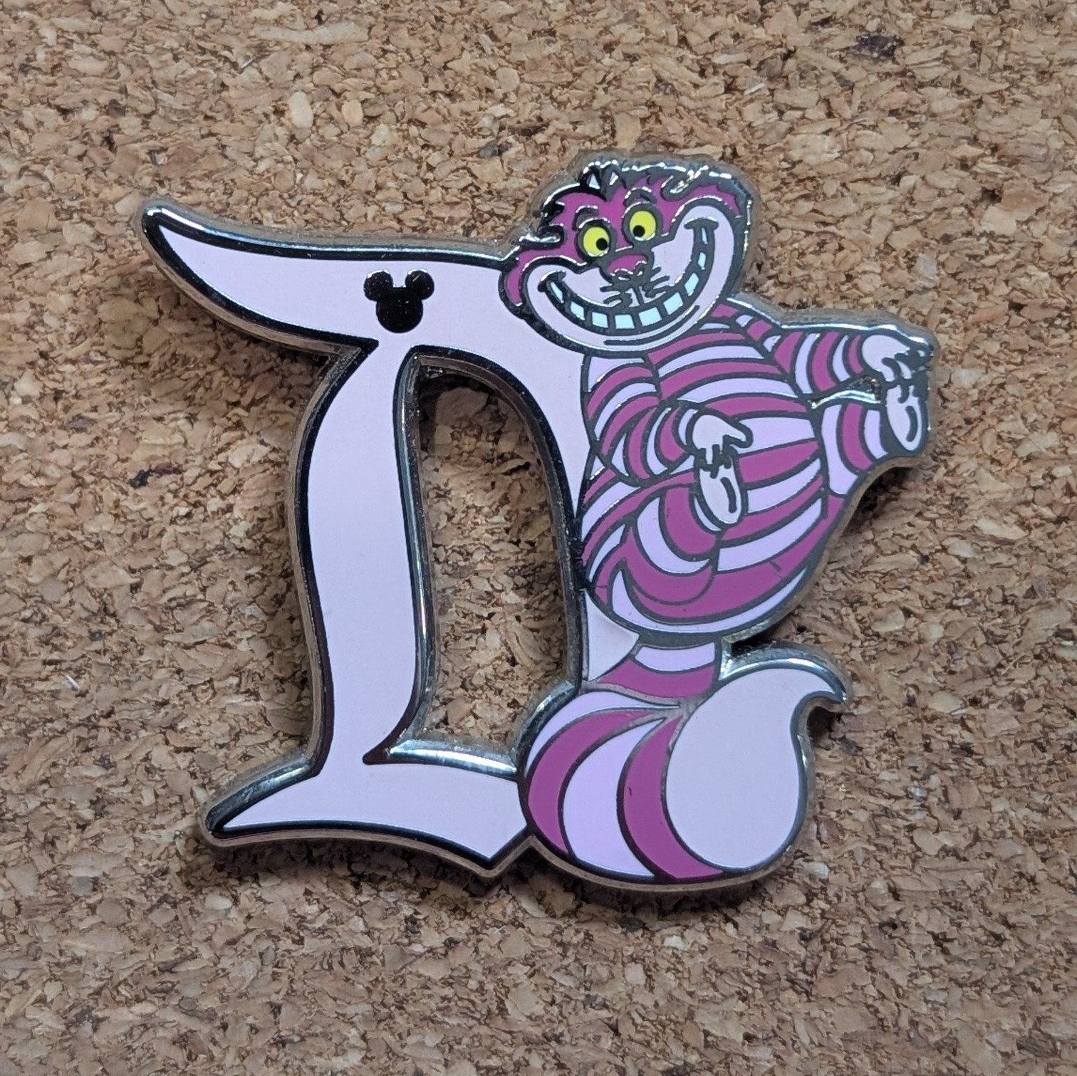 Cheshire Cat Hidden Mickey Pin 2019 Disney Disneyland D Mystery Wave C DLR