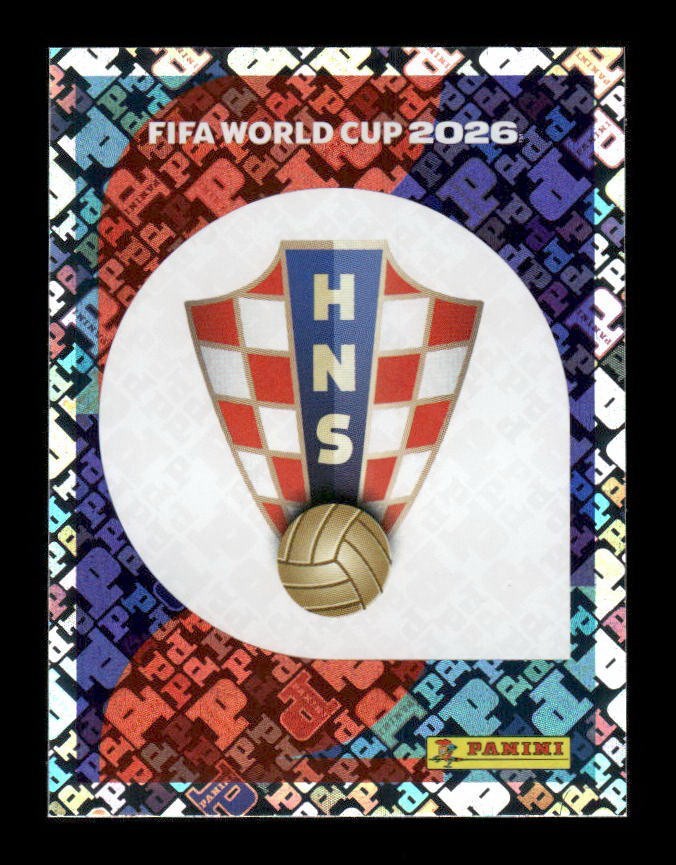 2026 Panini FIFA World Cup Sticker CROATIA TEAM LOGO