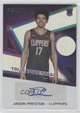 2021-22 Panini Recon True Potential Signatures Jason Preston #TPS-JSP Auto 00gy