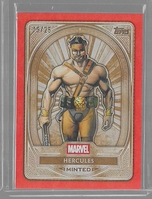 Hercules 2025 Topps Marvel Mint Bronze Level #1 Orange Parallel #19/25