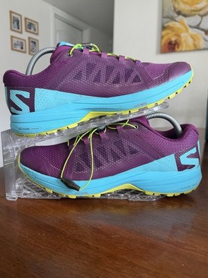 Salomon XA Elevate 401378 Purple Trail Running Hiking Shoes Sneakers Women s 10