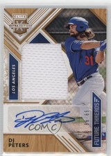 2018 Elite Extra Edition Future Threads Silhouette Gold 69/99 DJ Peters Auto 1u6