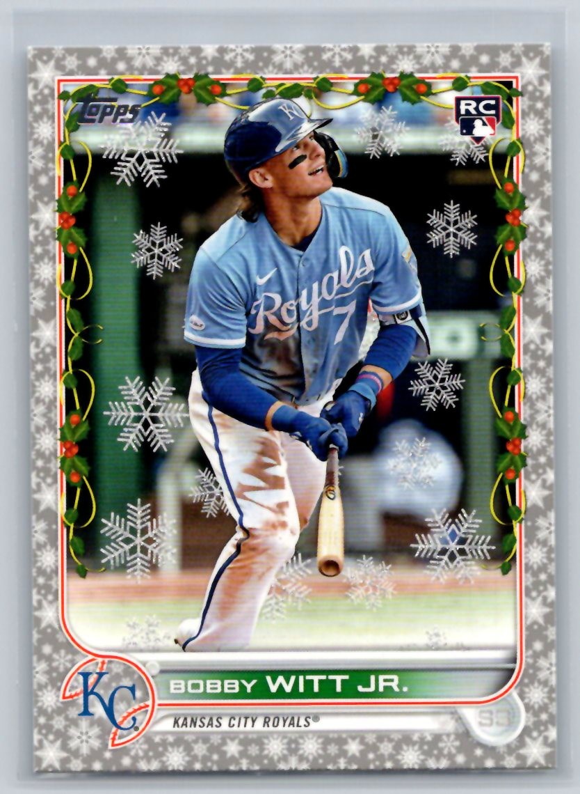 2022 Topps Holiday #HW150 Bobby Witt Jr. Metallic