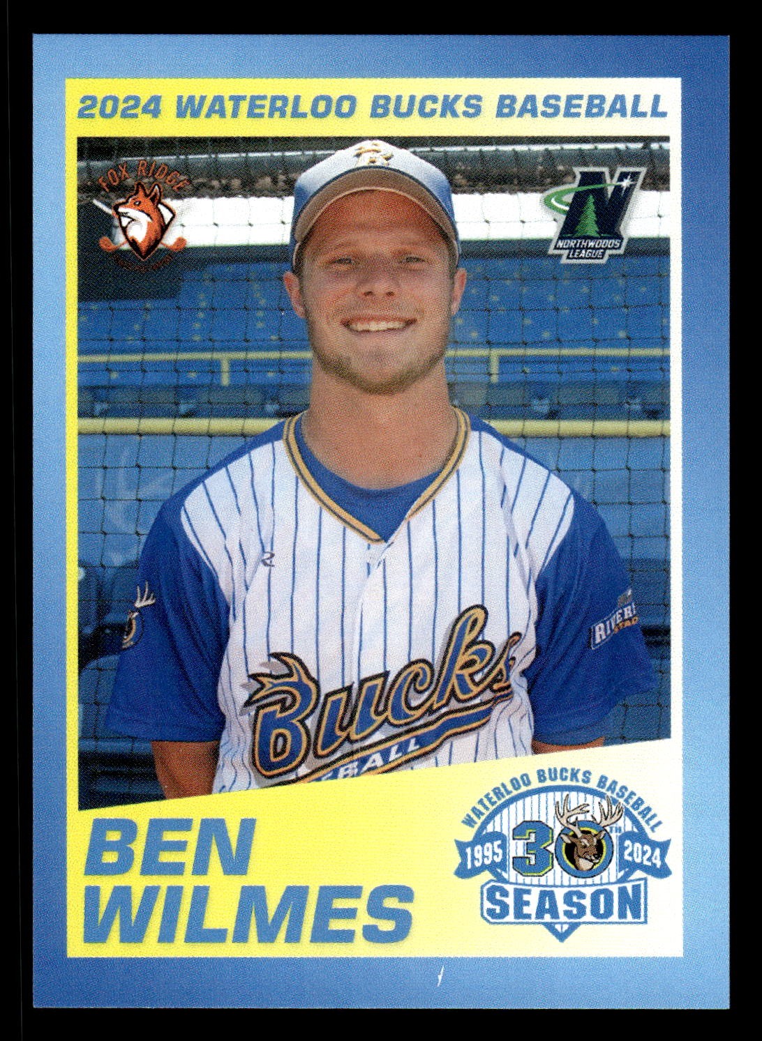 Ben Wilmes 2024 Waterloo Bucks #NNO Waterloo Bucks