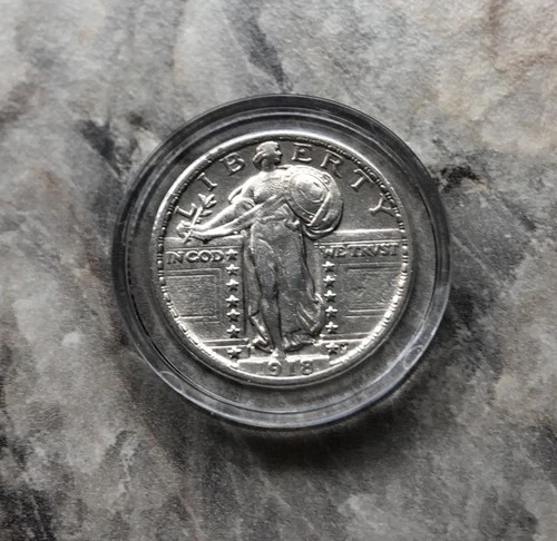 1918-P Standing Liberty Quarter — photo from another recent sale