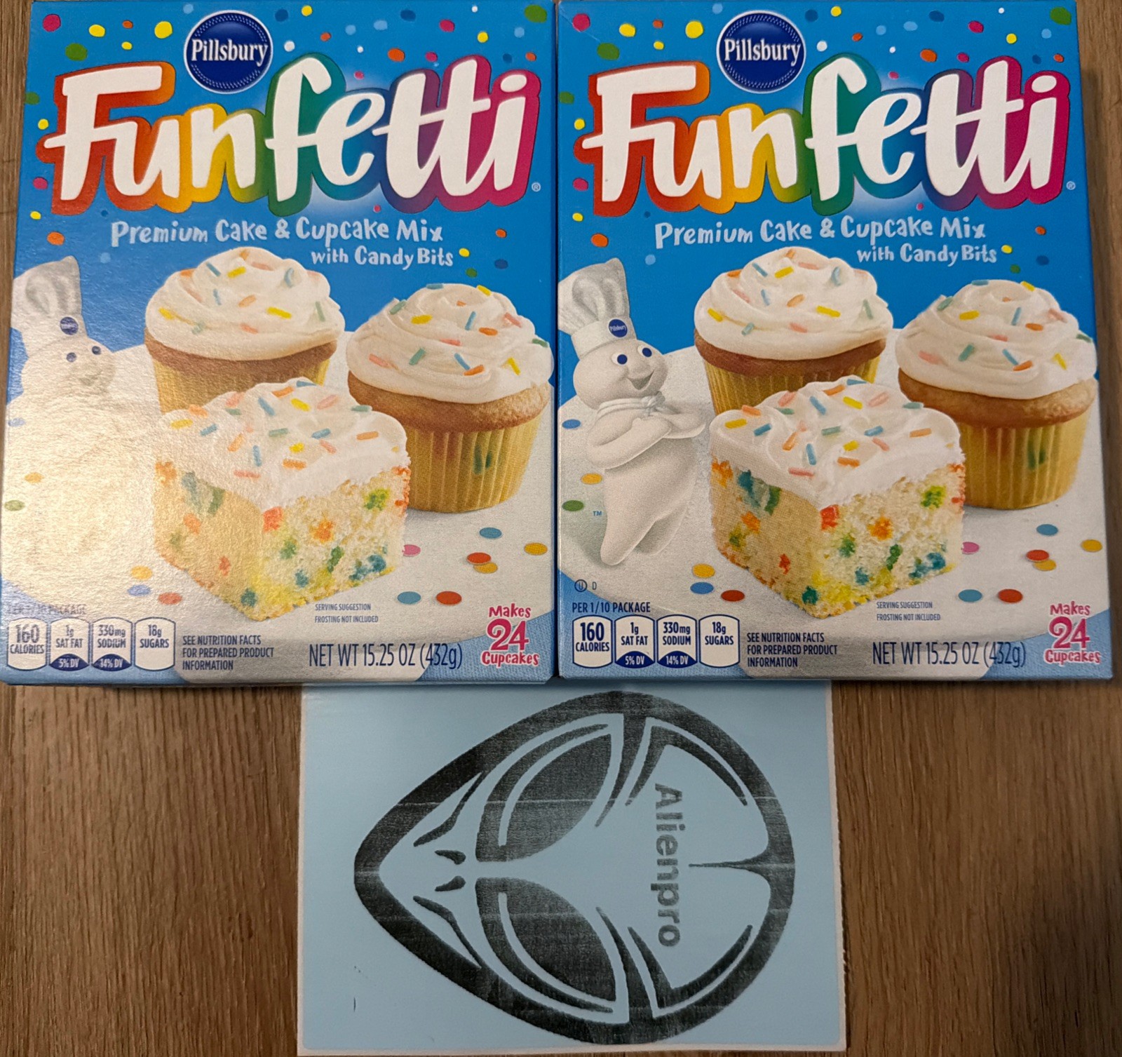 2 -Boxes Pillsbury Funfetti Cake Mix with Candy Bits Premium 15.25oz | eBay