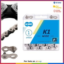 Heavy Duty BMX Chain Single Speed 1/2 X 1/8 100 Links Track Bike Freestyle High
