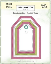 Lisa Horton Crafts Fundamentals Nested Dies-Tags