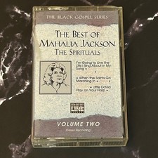 Mahalia Jackson The Best of The Spirituals Cassette 1995 Re-Spekt Records Vol 2