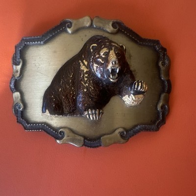 Raintree Buckle & Jewelry Inc. Bear Western Americana Belt Buckle