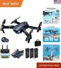 Drones with Camera for Adults, Foldable RC Quadcopter, Helicopter Toys, 080P ...