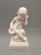 Schwarzburger Werkstätten Figur Amor mit Mandoline Mauritius Pfeiffer 1918 U169