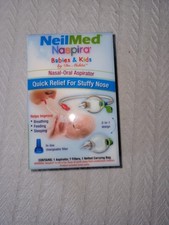 Neilmed Naspira Babies  Kids Quick Releif For Stuffy Nose 2 In One New In Box
