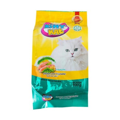 KITTY KAT CHICKEN AND VEGETABLE VITAMIN ENRICHED Cat Food 500GM
