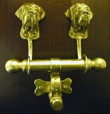 ENGLISH MASTIFF Bronze DUET Door Knocker