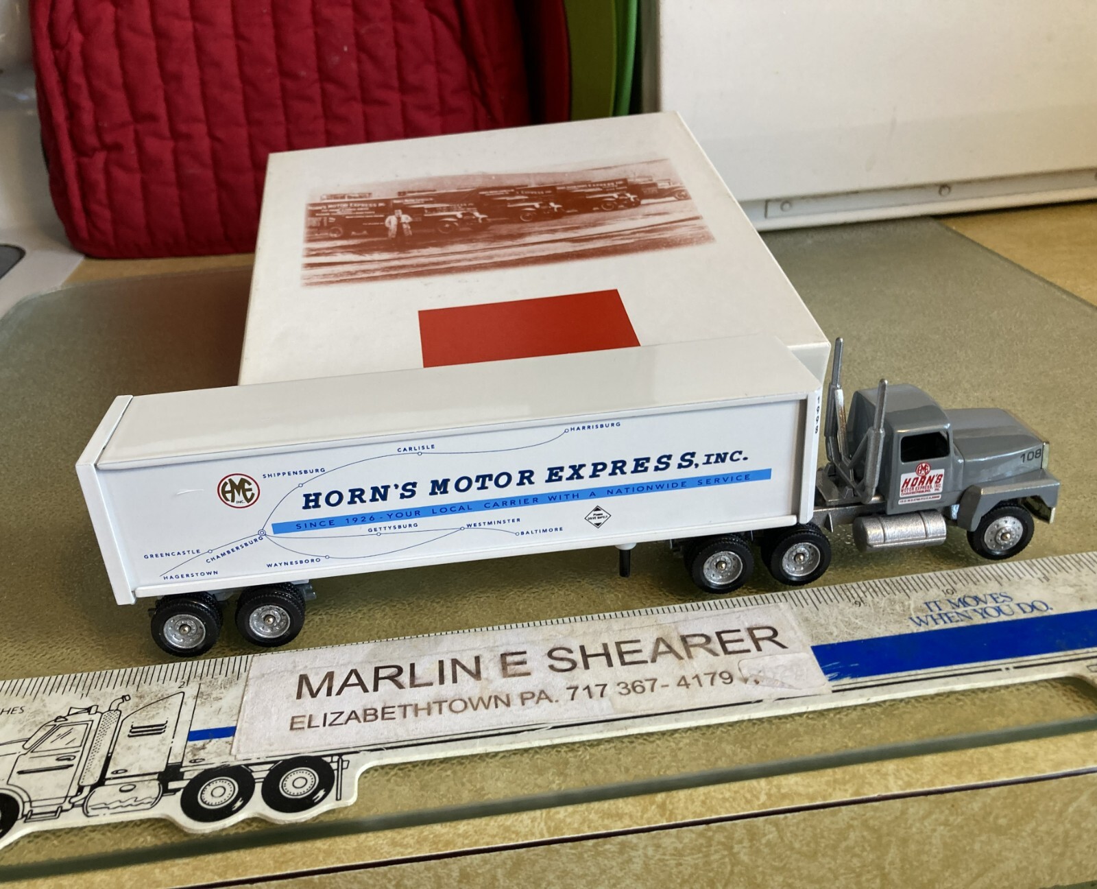 HORN'S MOTOR EXPRESS 1989 WIN ROSS TRUCK eBay