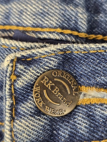 Rural King Rk Brand Mens Jeans Size 42x30 Cotton Blue - Picture 2 of 10