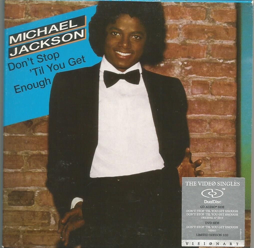 Michael Jackson - Don't Stop 'Til You Get Enough Epic Dual Disc CD/DVD single