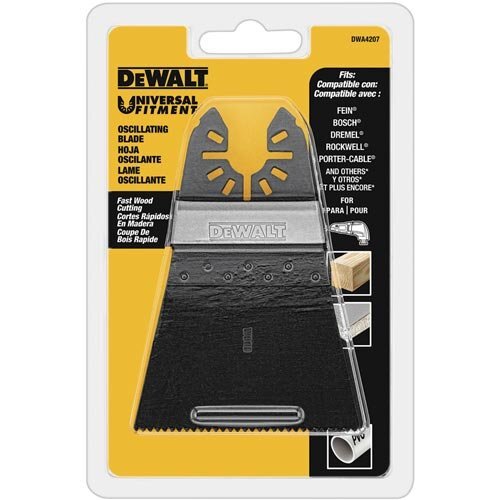 DEWALT Oscillating Tool Blade for Wood, Wide, Fast Cutting (DWA4207)