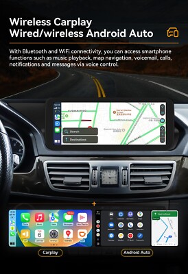 32GB For Mercedes Benz E Class W212 E300 E350 2015 Carplay 10.25'' Car Radio GPS