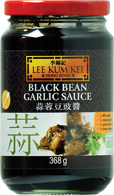 Black Bean Garlic Sauce LKK 368g im GLAS Lee Kum Kee Schwarze Bohnen Knoblauch