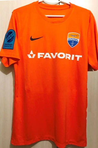 FC MARIUPOL Ukraine Match Worn / Issued Shirt jersey maglia camiseta #14 SIKAN