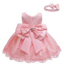 Baby Party Dresses for Girls Birthday Princess Dress Lace Christening Gown Baby
