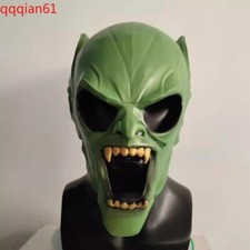 Costume Goblin Verde Adulti Halloween Vestito Fantasia Festa Cosplay Prop Maschera Lattice