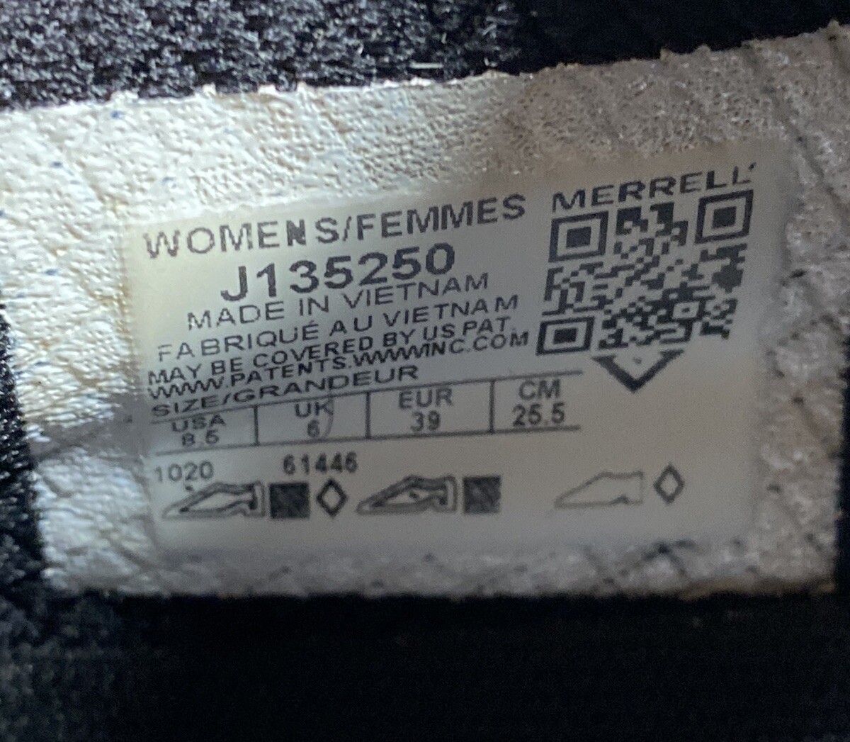 Scarpe da trail galleggianti Merrell Rubato Running Vibram J135250 da donna taglia 8 5