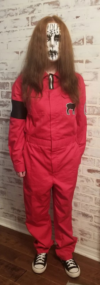 slipknot-iowa-red-jumpsuit-coverall-custom-ebay
