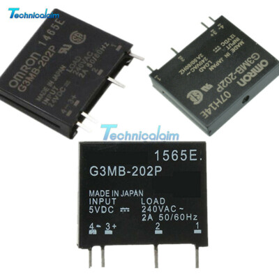 G3MB-202P 5V/12V/24V DC-AC PCB SSR Out 240V AC 2A Solid State Relay Module