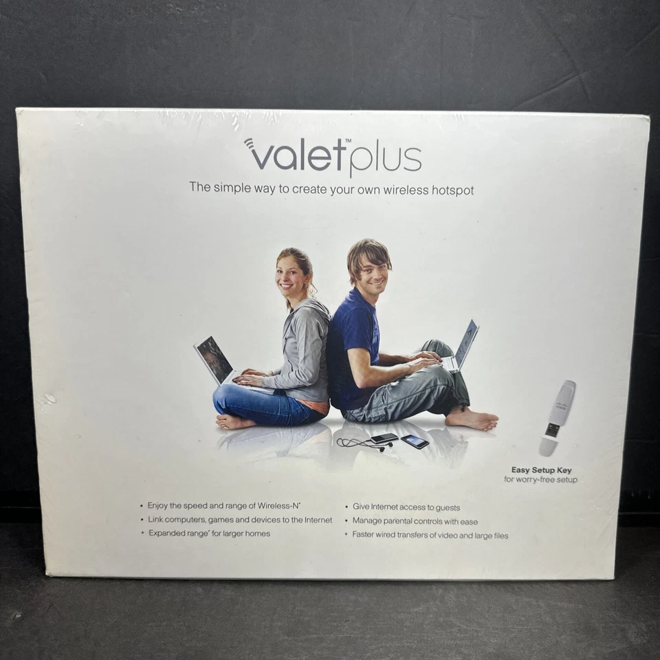 CISCO Valet Plus M20  802.11b/g/n Gigabit Wireless HotSpot Router up to 300Mbps - Image 2 of 4