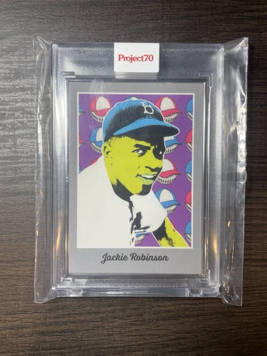 Ron english Jackie Robinson Project 70 Topps Baseball Artist Proof 43/51 #581