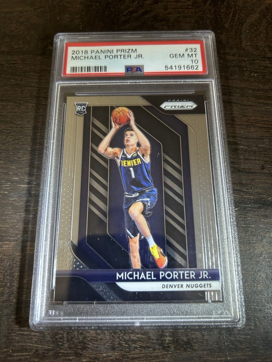NBA ã«ãŒã Michael Porter Jr. (RC) ð³2018 MICHAEL PORTER Jr.PANINI PRIZM RCâPSA 10 GEM MT
