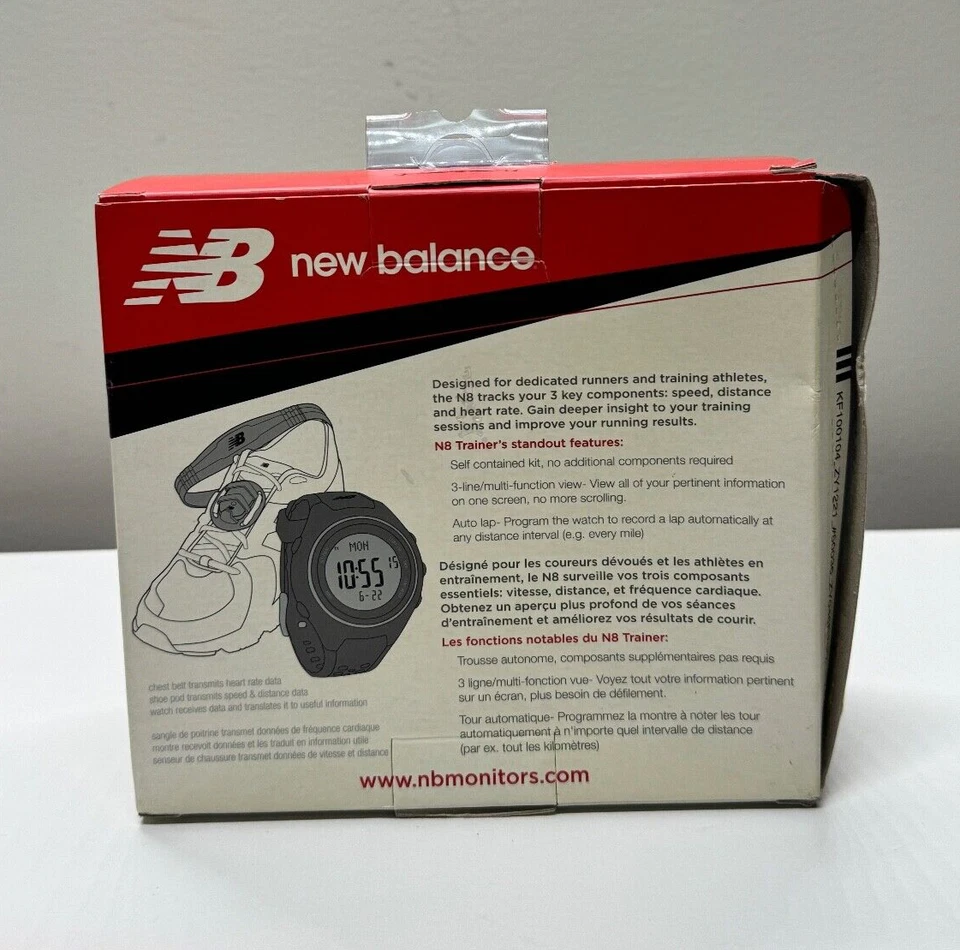 New Balance 50036NB N8 Entrenador Cardio Completo Velocidad Distancia Frecuencia Cardíaca  Foto 2 de 4